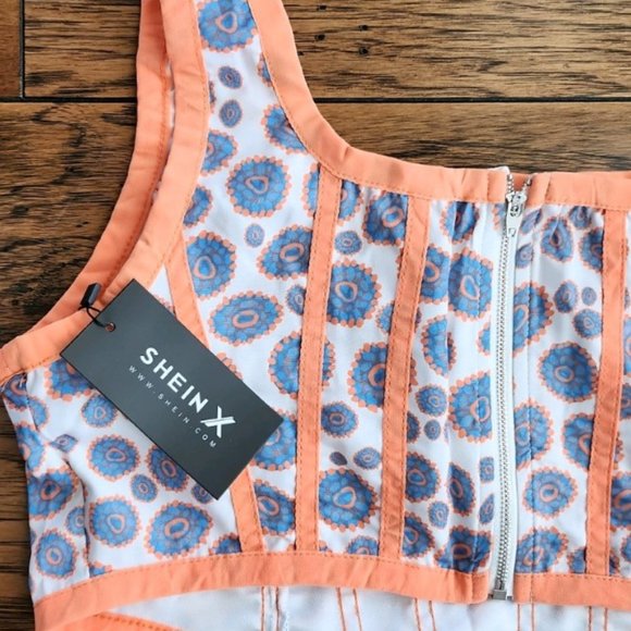 NWT TRIF Floral Binding Tank Top - Picture 7 of 8